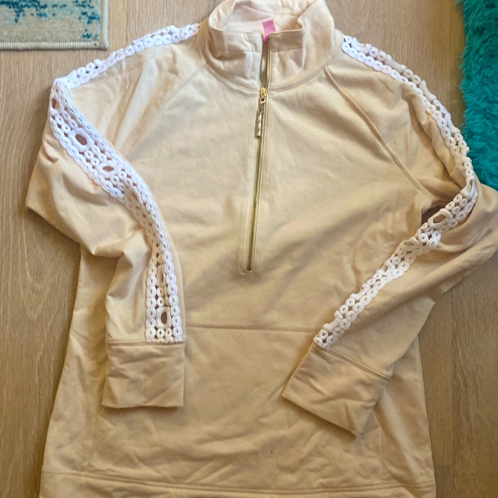 Lace Sleeved Lilly Pulitzer Skipper Popover size S